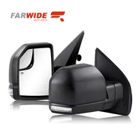 포드 F150 2015 - 2018 를 위한 FARWIDE 픽업 차 측 뒷 전망 견인 거울
