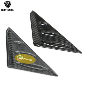 Copertura Triangolare in Vera Fibra di Carbonio per Montante A della Porta GT3 RS, 2 Pezzi, per Porsche Taycan 911 991 718 981 - Product Image 6