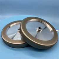 Meules à tronçonner CBN électroplaquées en aluminium 4-en-1 de 8'' de haute qualité, vente en gros d'usine, grain 60-1000, pour débavurer les couteaux métalliques