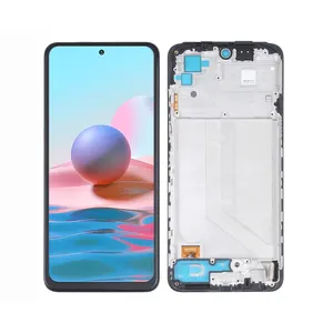 Mobile Phone LCD Touch Screen With Frame DE Pantalla For Xiaomi Redmi Note 10 4G/Note 10s 4G