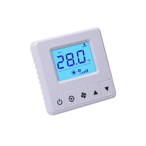 Ventilatore <span class=keywords><strong>a</strong></span> tubo 2/4 con valvole elettriche <span class=keywords><strong>a</strong></span> due fili con Display digitale termostato ambiente per unità ventilatori - Product Image 1