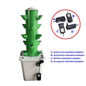 Tự làm ban công dọc thủy canh phát triển hệ thống có thể tháo rời PP thực dân Ly Nhà Vườn Nhà Kính dọc tháp trồng - Product Image 4