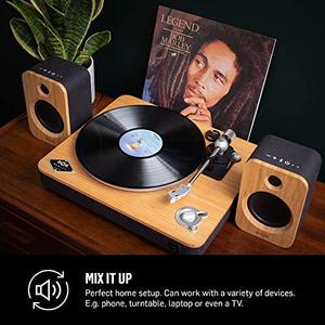 House of Marley Get Together Duo, Potenti Altoparlanti da Scaffale <span class=keywords><strong>con</strong></span> Connettività <span class=keywords><strong>Bluetooth</strong></span> Wireless e Materiali Sostenibili - Product Image 6