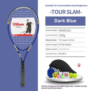 <span class=keywords><strong>Raquette</strong></span> de tennis en alliage d'aluminium pour débutants, pour femmes et hommes, entraîneur professionnel pour joueur seul avec poignée G3 - Product Image 6