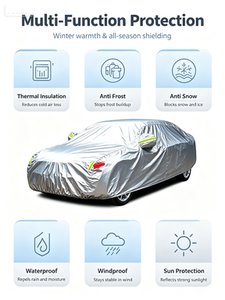 Funda Protectora para Auto con Aislamiento Multicapa y Calefacción, 110V, Resistente al Agua, Polvo, Nieve y Heladas - Product Image 4