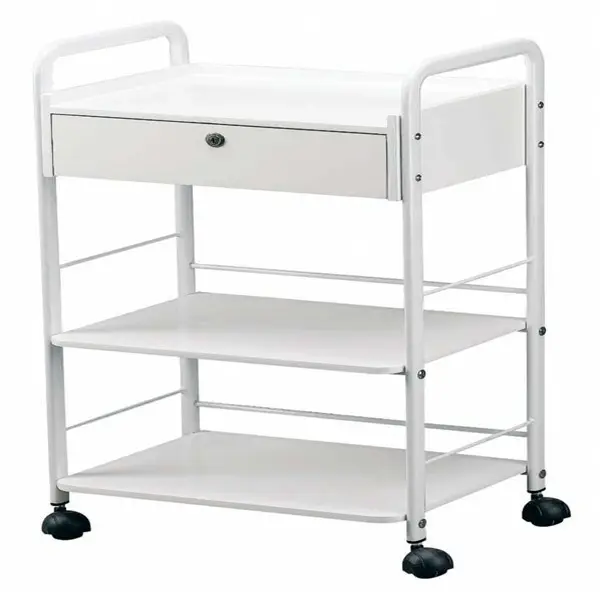 Medical spa manucure multifonction blanc bois chariot de salon de beauté