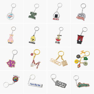 Wholesale Manufacturer Zinc Alloy Hard Soft Enamel Souvenir <b>Key</b> <b>Ring</b> Custom <b>Engraved</b> Logo Metal Keychain for Promotional Gift - Product Image 5