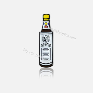 Moda dibujos animados medicina cuidar botella broche enfermera Linda píldora cápsula botella diseño aguja solapa Pin - Product Image 3