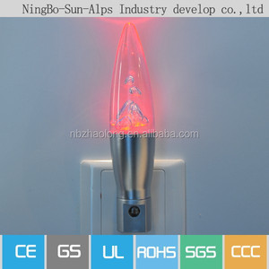Notte decorativa luci con sensore led illuminati piramide sveglia dei bambini all'ingrosso e nightlight - Product Image 3