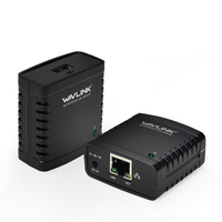 Serveur d'imprimante filaire à bas prix Ethernet 10/100Mbps vers USB 2.0 Port réseau RJ45 Wavlink NU72P11