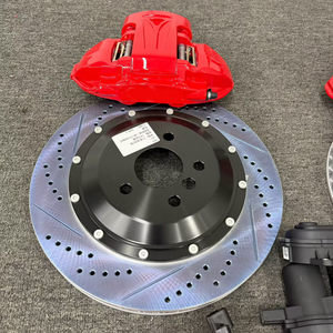 Kit <span class=keywords><strong>de</strong></span> freinage sur mesure <span class=keywords><strong>peint</strong></span> à la main avec étrier 6 pistons, disques <span class=keywords><strong>de</strong></span> <span class=keywords><strong>frein</strong></span> surdimensionnés, étrier 4 pistons et <span class=keywords><strong>frein</strong></span> <span class=keywords><strong>de</strong></span> stationnement électronique EPB pour Toyota Alphard 30 Vellfire - Product Image 6