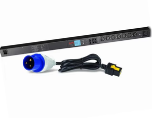 AP8958EU3 สวิตช์แร็ค PDU 2G ZeroU 16A 230V 3.7kW (7) C13 และ (1) C19 IEC309 ชุดจ่ายไฟแบบมีสาย - Product Image 1