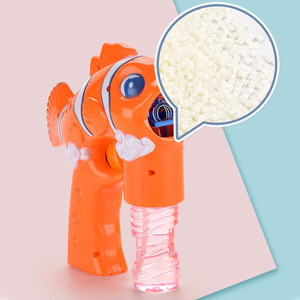 Máquina de <span class=keywords><strong>Burbujas</strong></span> con Forma de Pez, Serie de Animales de Juguete de Verano, Personalizada, con Luz Eléctrica y Música, para Niños - Product Image 4