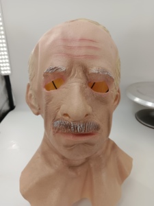 I <span class=keywords><strong>giovani</strong></span> di Halloween testa piena di testa scalza vecchio uomo copricapo in lattice Cosplay maschera a testa piena - Product Image 4