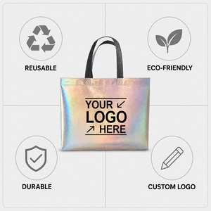Bolsas de tela no tejida reutilizables personalizadas al por mayor para supermercado, ecológicas y biodegradables - Product Image 3