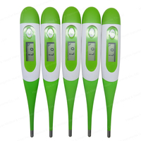 Huuan produk populer warna baru perlengkapan medis termometer Digital Digital ketiak mulut fleksibel demam bayi dewasa secara klinis