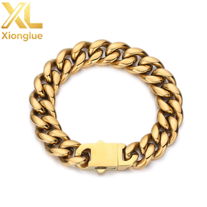 Width 8mm Hip-hop <b>Copper</b> Alloy Cuban <b>Bracelet</b> Spring Buckle Grinding Encryption Unisex Geometric Trendy Anniversary 0.3m - Product Image 5