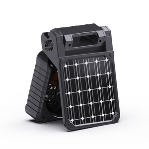 Chất Lượng Cao Ngoài Trời Ánh Sáng Quạt Đa Chức Năng Di Động Cắm Trại Năng Lượng Mặt Trời Có Thể Sạc Lại <span class=keywords><strong>Fan</strong></span> - Product Image 1