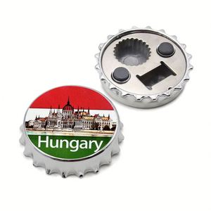 Manufacturer Customized Logo Foil Printing Beach City Tourist Souvenir Metal <b>Fridge</b> Magnet Bottle Opener Custom - Product Image 2