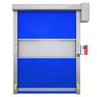 Conception sécurisée Logistique Portes rapides personnalisées Double porte coulissante à fermeture rapide Entreposage à froid Porte coulissante à grande vitesse