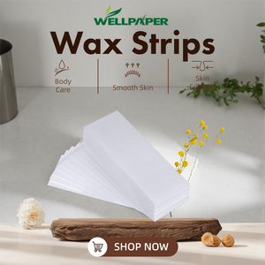 100 Strisce Depilatorie in Tessuto Non Tessuto per Rimozione Peli con Cera, per Gambe, Corpo, Mento, Zone Intime, Naso, <span class=keywords><strong>Viso</strong></span> - Product Image 1