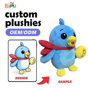 Peluche personalizzato a forma di <span class=keywords><strong>gufo</strong></span> <span class=keywords><strong>verde</strong></span> Kawaii, produttore OEM, imbottito in morbido cotone PP, logo ricamato, giocattoli di peluche morbidi. - Product Image 2