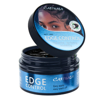 Produits de coiffure Cheveux 4c Marque privée Tenue extrême personnalisée Meilleure tenue biologique Gel de contrôle des pointes à tenue forte sans blanc