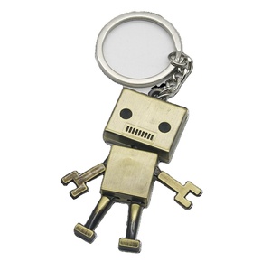 Porte-clés <span class=keywords><strong>Robert</strong></span> 3D avec personnage mignon, porte-clés en émail dur, porte-clés de voiture, accessoires avec porte-clés, porte-clés en métal personnalisé - Product Image 1