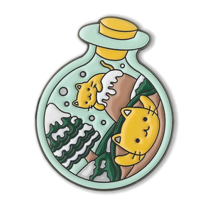 Fabricación de diseño personalizado Pin de fundición Forma de botella <span class=keywords><strong>a</strong></span> <span class=keywords><strong>la</strong></span> <span class=keywords><strong>deriva</strong></span> Chapado en oro rosa Artesaní<span class=keywords><strong>a</strong></span> de metal Pin de esmalte personalizado duro - Product Image 5