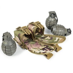 Pochettes tactiques-Pochette à <span class=keywords><strong>grenade</strong></span> double <span class=keywords><strong>frag</strong></span>, sacs à outils Molle EDC - Product Image 2