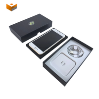 Boîte d'emballage en carton personnalisée avec logo sur mesure pour téléphone portable, avec insert en mousse, vente en gros d'usine