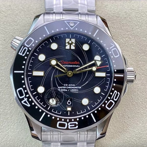 Montre mécanique de luxe de qualité supérieure, étanche, 42 mm, mouvement VS Factory 8800, lunette en céramique noire, cadran noir, 300 m. - Product Image 1