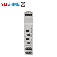 Relais miniature monophasé Yoshine AC/DC 12V-72V 10A DPDT scellé avec protection contre les surtensions et les sous-tensions et verrouillage