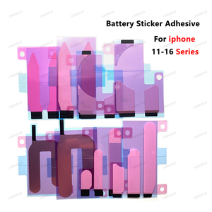 Autocollants de bande de colle adhésive de <span class=keywords><strong>batterie</strong></span> de téléphone portable pièces de rechange pour <span class=keywords><strong>IPhone</strong></span> 16 15 14 13 12 <span class=keywords><strong>11</strong></span> <span class=keywords><strong>Pro</strong></span> <span class=keywords><strong>Max</strong></span> Plus - Product Image 1