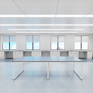 Tavolo da Laboratorio in Acciaio Resistente con Altezza Regolabile e Cassetti per Ospedali, Laboratori e Officine, Realizzato in Metallo - Product Image 5