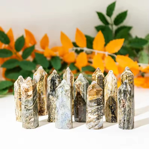 Torre de Cristal Natural de Alta Calidad, <span class=keywords><strong>Jaspe</strong></span> Oceánico, Piedra Curativa para Decoración del Hogar - Product Image 3