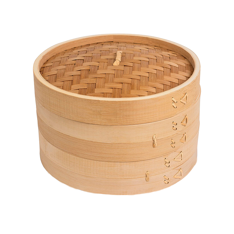 Оптовая продажа экологически чистых бытовых традиционных китайских блюд, бамбуковая пароварка
