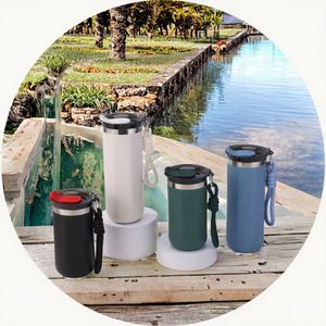 Nuevo Modelo de Taza de Café y Agua Aislada de Acero Inoxidable 304, Diseño Minimalista Moderno y Ecológico para Deportes al Aire Libre, Regalo - Product Image 3