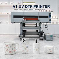 Impresora UV DTF Industrial XM A1, Impresora de Transferencia UV, Máquina de Impresión de Etiquetas de Cristal para Impresión de Pegatinas en Tazas, Botellas y Carcasas de Teléfono