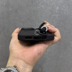 Película de lente mate magnética a prueba de golpes, <span class=keywords><strong>funda</strong></span> protectora para teléfono amigable <span class=keywords><strong>con</strong></span> la piel para <span class=keywords><strong>iPhone</strong></span> <span class=keywords><strong>12</strong></span> 13 14 15 16 Pro Max, fundas <span class=keywords><strong>con</strong></span> correa de <span class=keywords><strong>cuerda</strong></span> - Product Image 6