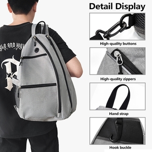 Sac de pickleball à logo personnalisé pour hommes et femmes sac à bandoulière réglable sac de raquette de pickleball de haute qualité sac à dos de sport - Product Image 4
