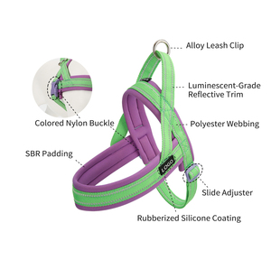 ओम कस्टम लोगो समायोज्य लुभावनीय बाहरी बनियान-प्रशिक्षण और कार्य कुत्तों के लिए हैंडल के साथ हैंडल - Product Image 2