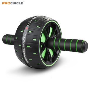 ABW-DJ003 biểu tượng tùy chỉnh bán buôn bụng tập thể dục tập thể dục sức mạnh cốt lõi Tập Thể Dục <span class=keywords><strong>Ab</strong></span> bánh xe con lăn với đầu gối mat - Product Image 2