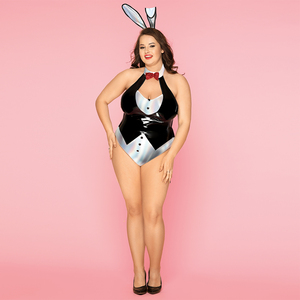 Sexy Lingerie Female Plus Size Pu Leather Club Wear Uniform Party Outfit Sex Space <strong>Lola</strong> Rabbit Sexy Cosplay <strong>Costume</strong> <strong>Bunny</strong> Girl - Product Image 2