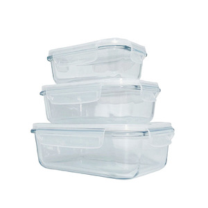 Reihey 28 Oz Portable Grand Récipients Ronds en Verre Bols de Stockage au Congélateur Verre Alimentaire pour la Préparation des Repas pour Adulte avec Lot de 5 Cuisine RH - Product Image 1