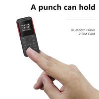 Teléfono Celular Inalámbrico BM222 con Pantalla OLED, Cambiador de Voz, Batería de 350mAh, Tamaño de Bolsillo, para Personas Mayores y Niños