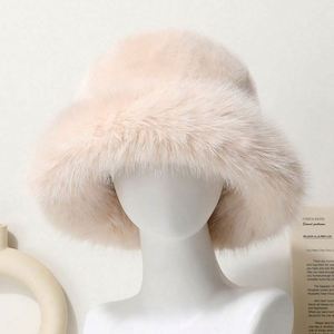 Chapeau d'hiver de luxe pour femme, en fourrure de renard, doux et chaud, vente en gros, haute qualité - Product Image 2