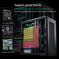 Estación DE TRABAJO modular del chasis del servidor de Torre media de nivel empresarial compatible con el Centro de Computación de Inteligencia Artificial RTX40