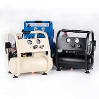 Compresseur d'air portable sans huile BISON (CHINE) à double cylindre, 6L, 220V, à bas prix, pour la peinture