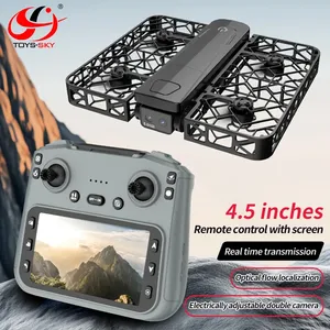 โดรน S161 Max Brushless Led Fold Hover <span class=keywords><strong>Air</strong></span> FPV กล้อง 720P HD ใหม่พร้อมชุดอุปกรณ์ครบชุด พร้อมหน้าจอ 4.5 นิ้ว ป้องกันการกระแทก โดรนบังคับวิทยุแบบ Quadcopter - Product Image 1